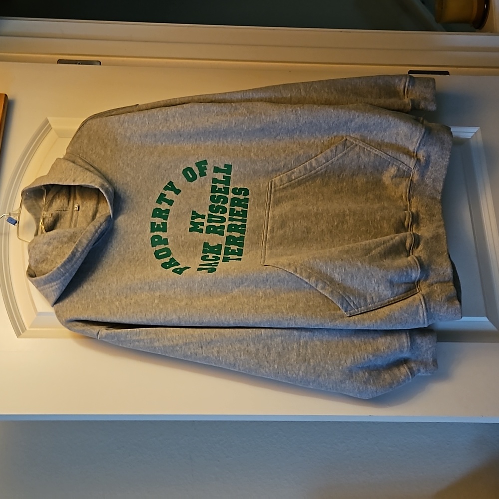 Property of my jack Russell hooded sweatshirt